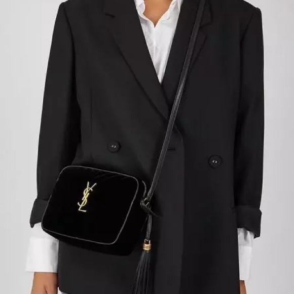 Saint Laurent Velvet Lou camera bag - Picture 2 of 9